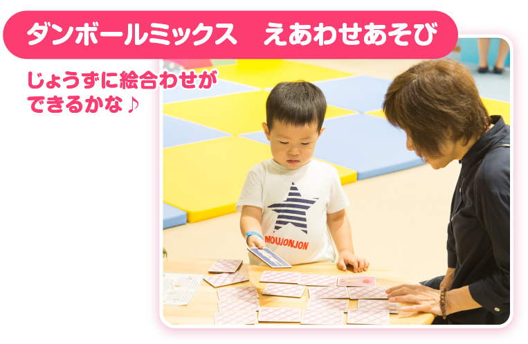 ダンボールミックス　えあわせあそび